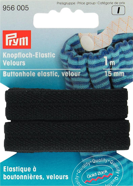 Knapphålsresår i velour, 1 m, 15 mm svart, se vårt sortiment av heminredning, garn & tyger. Alltid till bra priser.