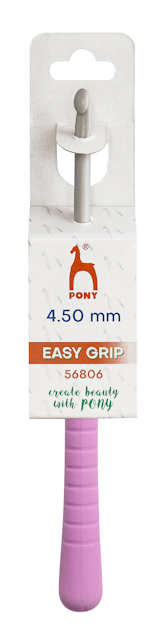 Virknål Easy Grip 4,5mm, se vårt sortiment av heminredning, garn & tyger. Alltid till bra priser.