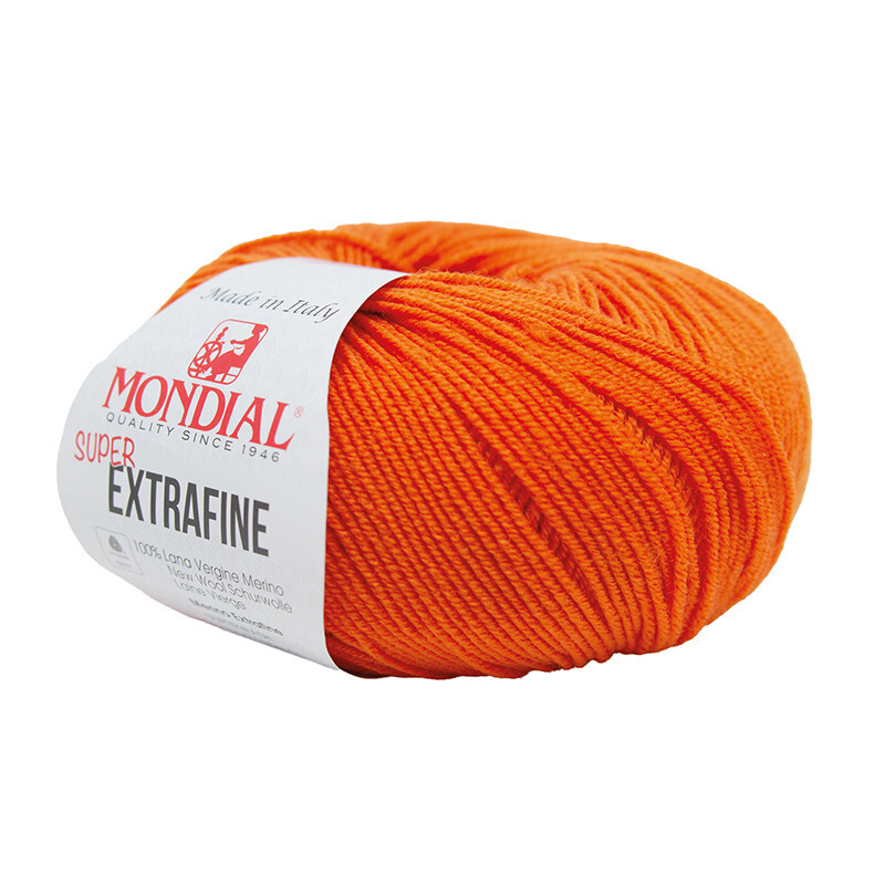 Extra fine Merino Ull  Orange 331, se vårt sortiment av heminredning, garn & tyger. Alltid till bra priser.