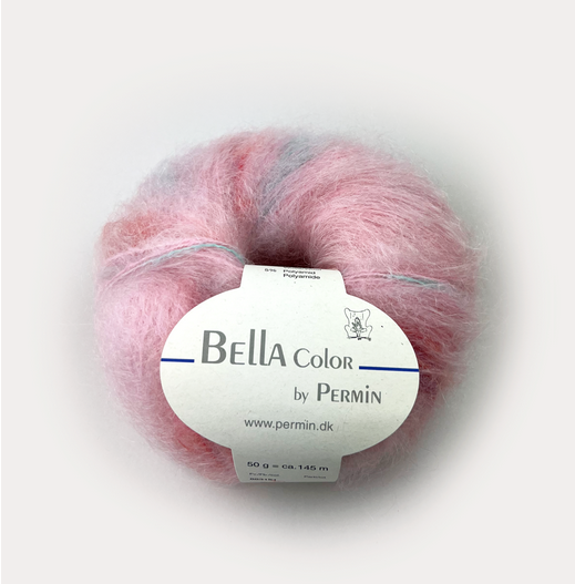 Bella Color flerfärgad mohair Ljusrosa 883184, se vårt sortiment av heminredning, garn & tyger. Alltid till bra priser.