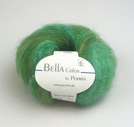 Bella Color flerfärgad mohair  Neongrön 883189, se vårt sortiment av heminredning, garn & tyger. Alltid till bra priser.