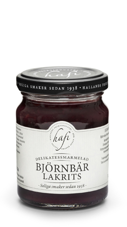 Marmelad Björnbär/Lakrits 140g, se vårt sortiment av heminredning, garn & tyger. Alltid till bra priser.