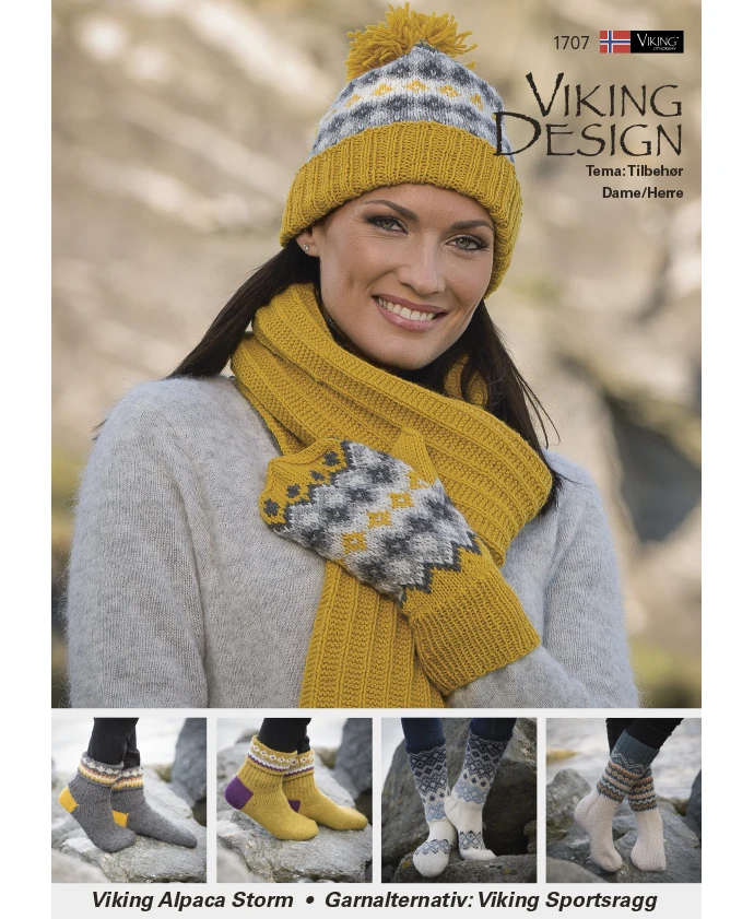 Viking Garn Stick katalog 1707 Alpaca Storm, se vårt sortiment av heminredning, garn & tyger. Alltid till bra priser.