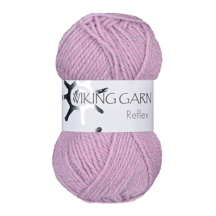 Viking reflexgarn  50gr/84m Rosa  474, se vårt sortiment av heminredning, garn & tyger. Alltid till bra priser.