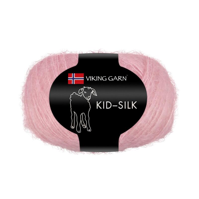 Kid silk 25gr 200m Rosa, se vårt sortiment av heminredning, garn & tyger. Alltid till bra priser.